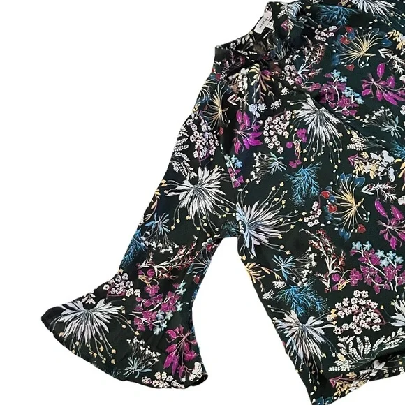 Monteau long sleeve blouse choker collar/bell sleeves Sz Juniors XL fits… - Picture 5 of 9